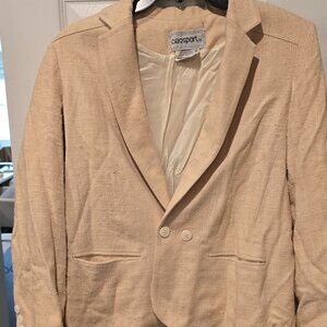 Vintage Ciaosport Talbots Beige Blazer